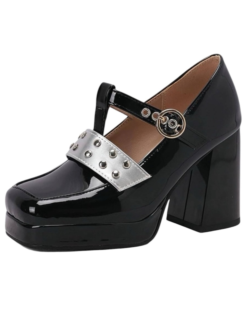 Black Patent Platform Mary Jane’s